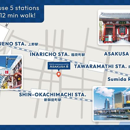Asakusa Eight -Tokyo Condominium Hotel- 외부 사진